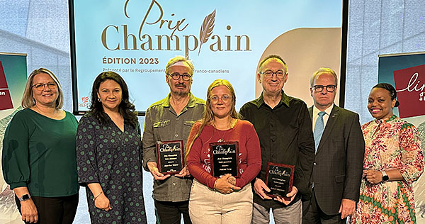 Les récipiendaires du Prix Champlain 2023